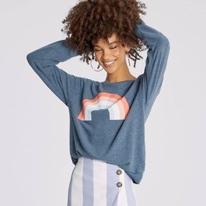 Wildfox Baggy Beach Jumper Freedom Sweatshirt XL